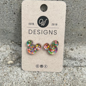 Mickey Stud Earrings