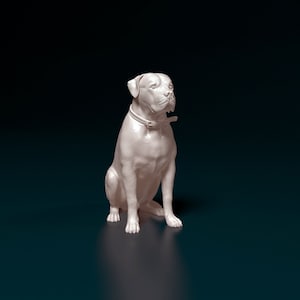 Scott Amerikaanse bulldog-kunstenaar hars - witte hars klaar voor voorbereiding / verf ALLE SCHALEN sculptuur / beeldje