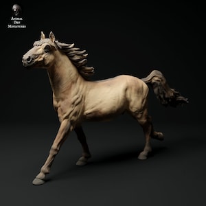Cantering konik horse - white resin - ready to prep / paint - many options