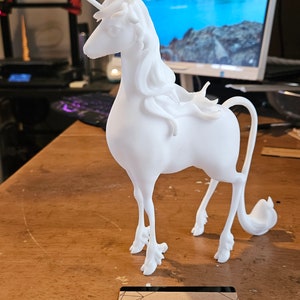 The last Unicorn - White resin figurine ready to prep / paint 3 different sizes