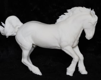 Traditional 1/9 scale cob horse stallion resin model horse LTD edition like artist resin figurine