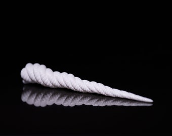 Cuerno de unicornio para caballo/poni de verdad, de 29 cm y 38 cm. Píntalo tú mismo y con acabado nacarado.