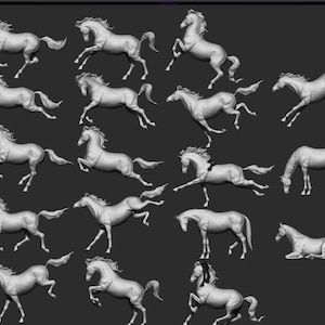 1/32 scale stablemate model horse artist resin - choose your own pose - ready to paint