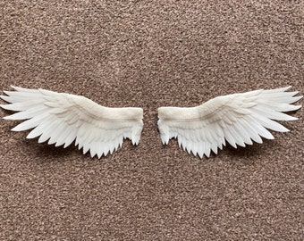1 x pair of White resin wings for model horse custom suitable for Traditional scale angel type 2