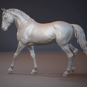 Stablemate scale walking stallion resin model horse LTD edition artist resin