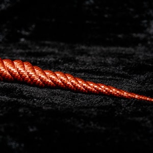 Unicorn horn for real horse 29cm L Copper with base to attach for photoshoot / cosplay