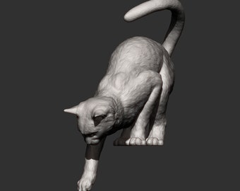 Resin Cats - veel opties - witte hars, klaar om te schilderen - kies je eigen hars