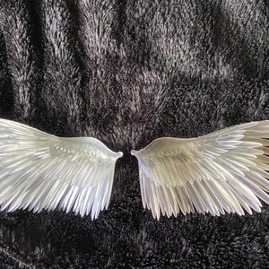 1 x pair of Clear resin wings for model horse custom suitable for classic and stablemate scale figurines