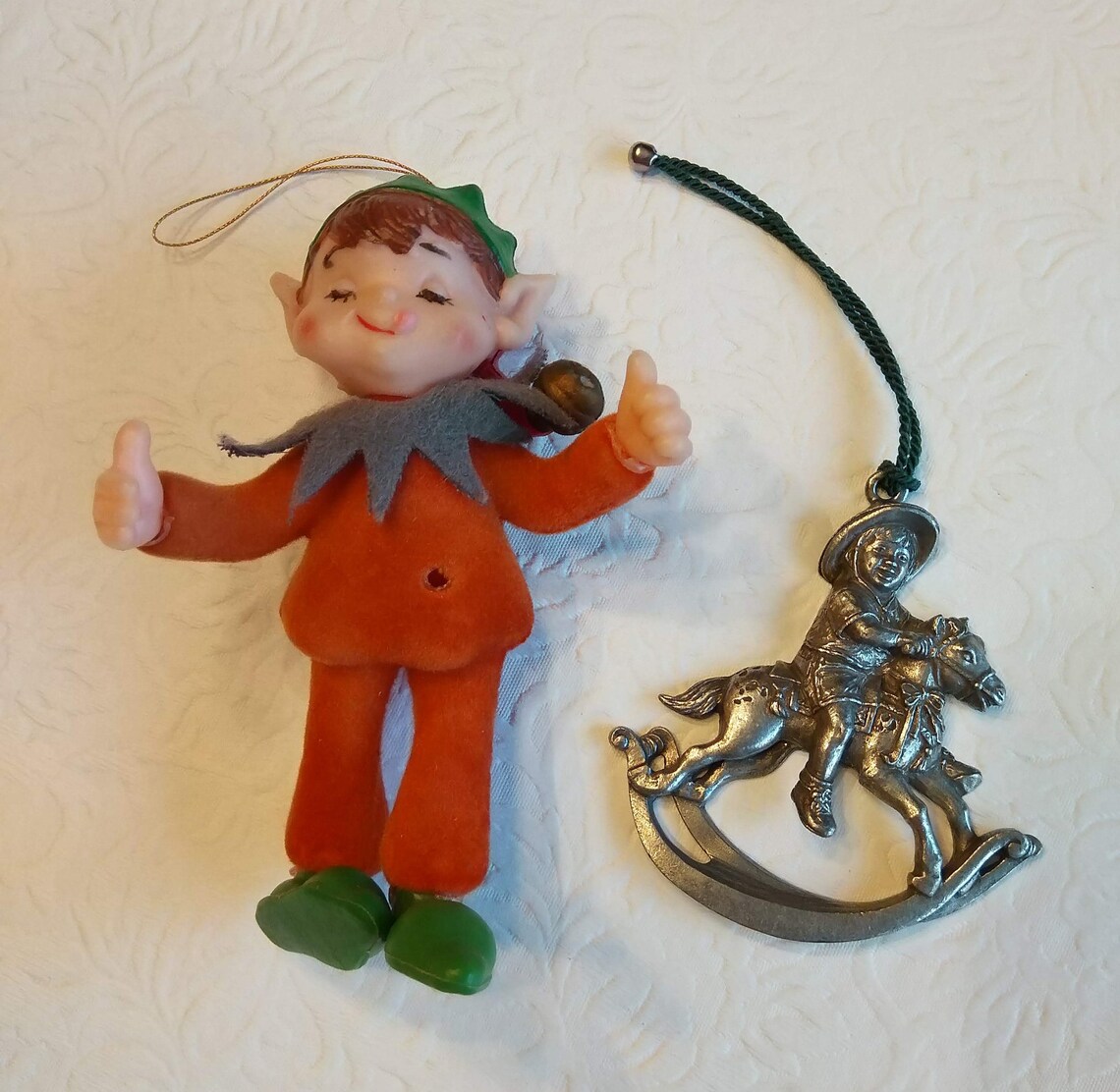 Vintage Christmas Ornaments Pixie Elf 2 Midwest Cannon - Etsy