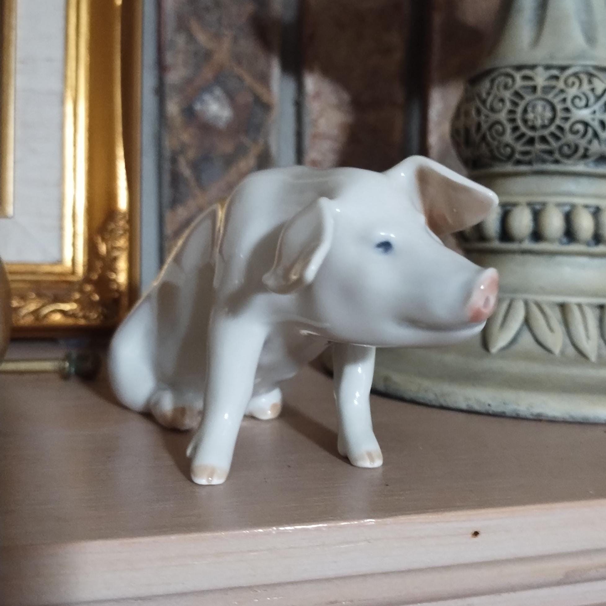 Royal Copenhagen Pig - Etsy