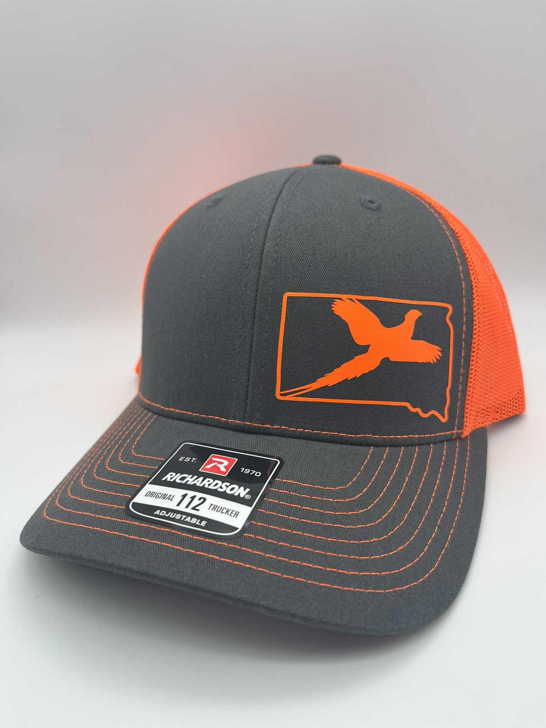 Any State PHEASANT Snapback Trucker Hat | Multiple Hat Color Options ...
