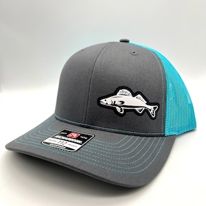 Walleye Fishing Snap Back Adjustable Hat with Multiple Hat Options