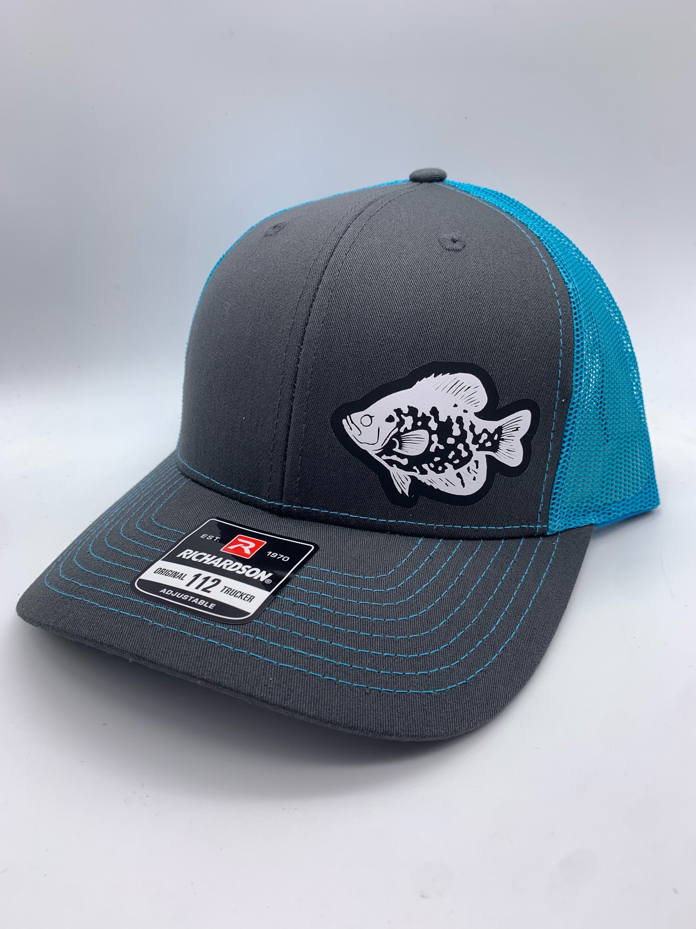 Crappie Fishing Snapback Adjustable Hat with Multiple Hat Color Options