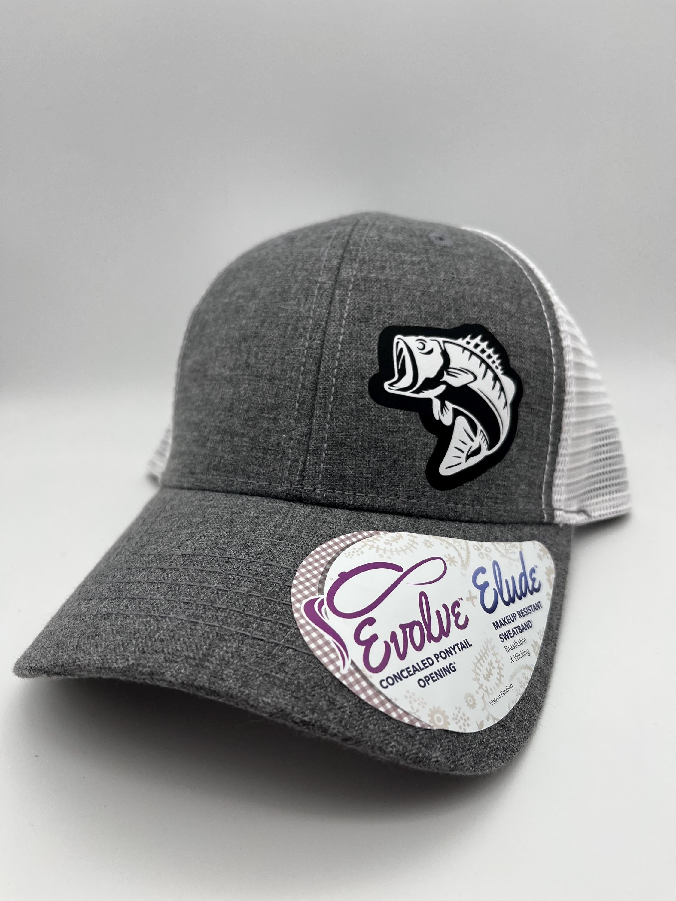 Women\'s Ponytail Snapback Trucker Hat Moisture Wicking Breathable Fishing Hat Womens Ponytail Cap Fly Fishing Catch Release Embroidery  main image 2