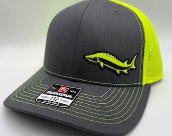 Sturgeon Fishing Snap Back Adjustable Hat with Multiple Hat Options