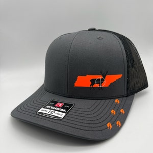 Any State Whitetail DEER Hunting Firearm Snapback Adjustable Hat with Multiple Hat Color Options