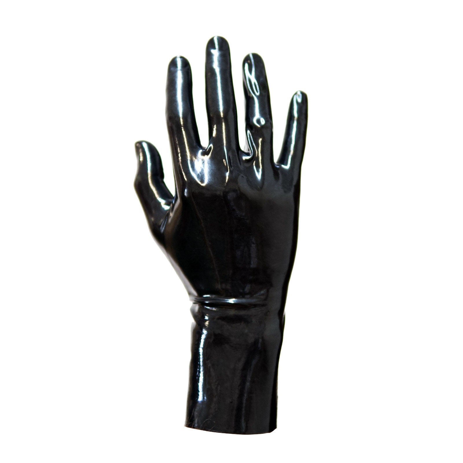 Toylie Latex Gloves Black Short Latex Clothing for Her & Him Etsy