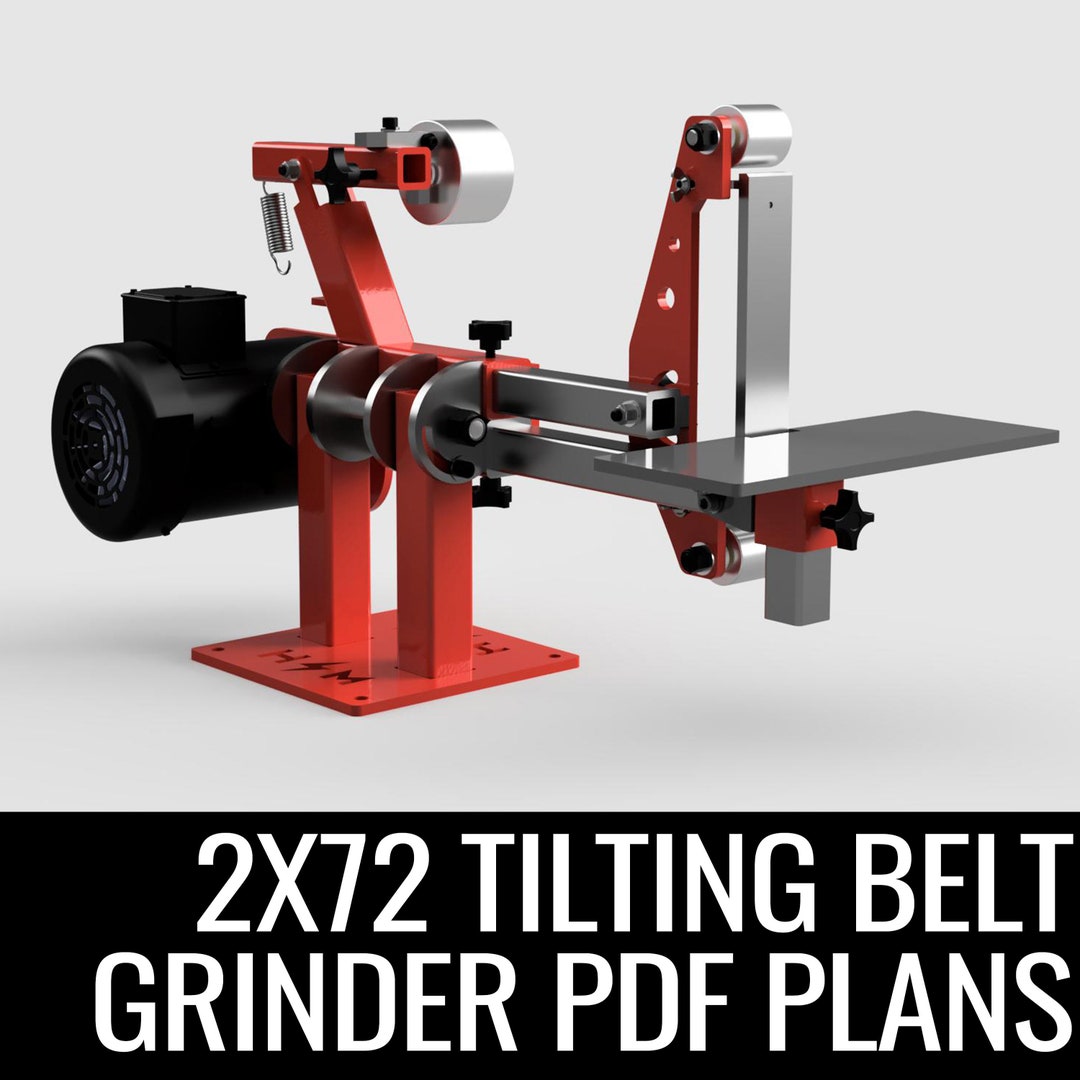 BANDIT DiY 2x72 TILTING BELT GRINDER Complete Kit With Wheels 