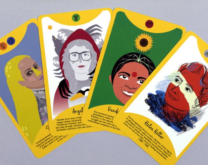 Fierce Women Card Game Etsy
