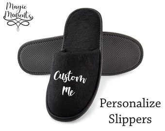 personalized house slippers