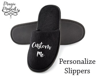 plain white spa slippers