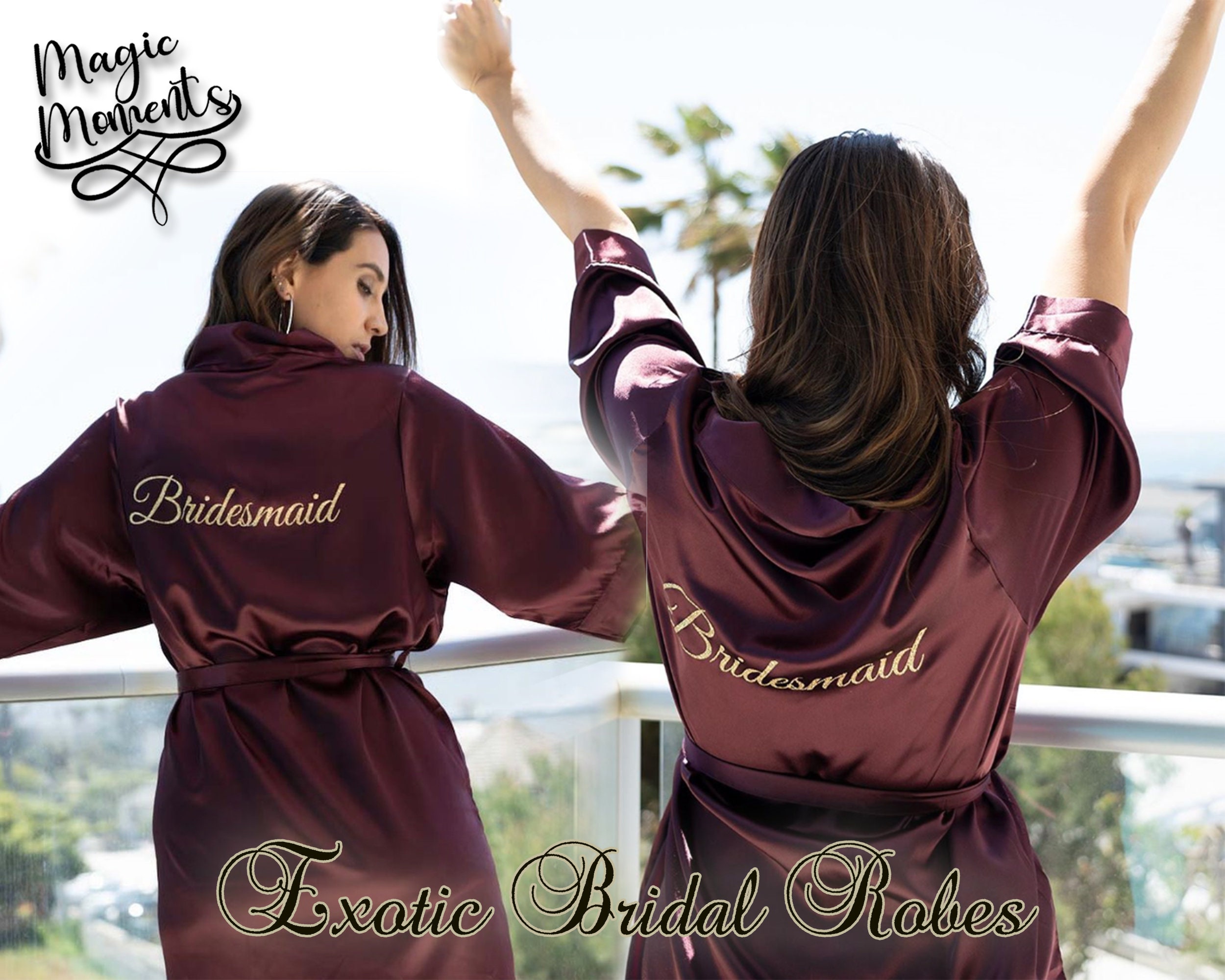 bridesmaid robes set of 6