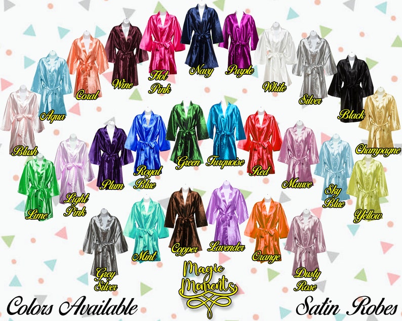 bridesmaid robes set of 6