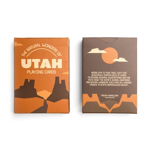 Cartas de baralho Utah Natural Wonders