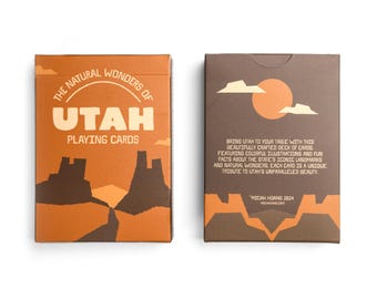 Utah Natural Wonders Playing Cards
