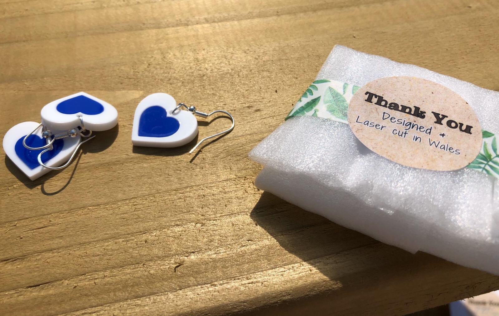 NHS Earrings 25 to Charity Studs Love NHS Donation Etsy