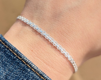 3mm Bismark Chain Bracelet | .925 Sterling Silver (6.5", 7", 7.5" +  8" lengths)