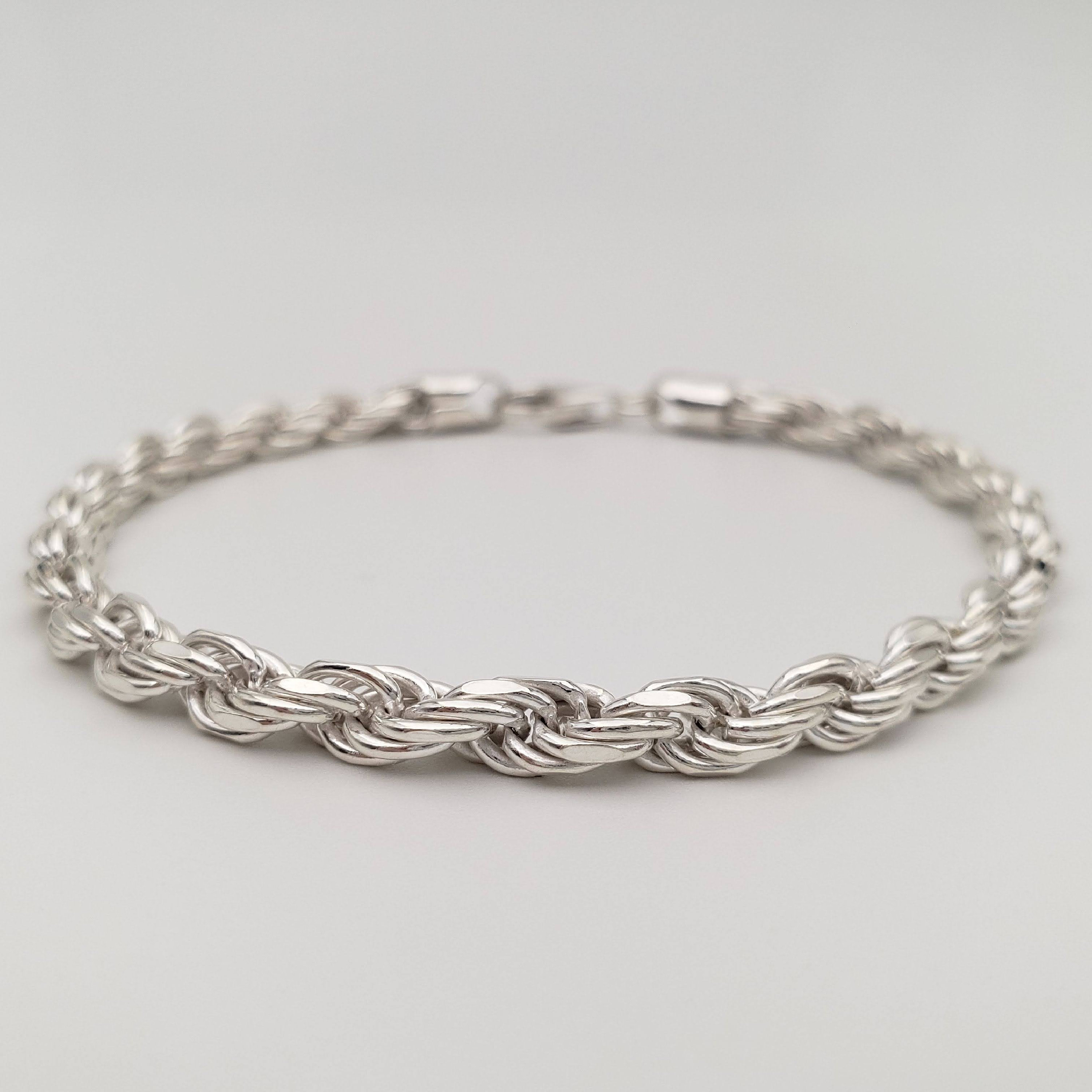 4.6mm Rope Bracelet | .925 Sterling Silver (7 4.6mm Rope Bracelet | .925 Sterling Silver (7