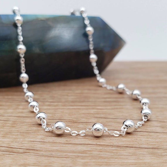 Fine Ball Chain Necklace (satellite/ Rosary Chain) | .925