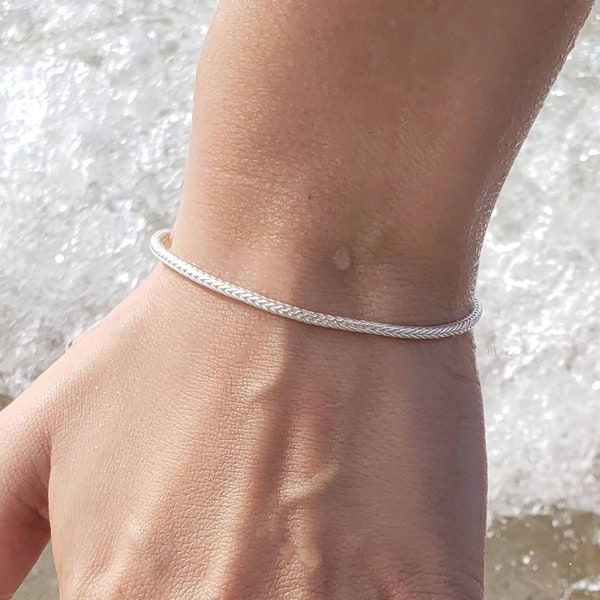 Foxtail Bracelet | .925 Sterling Silver (6", 6.5", 7", 7.5" + 8" lengths)