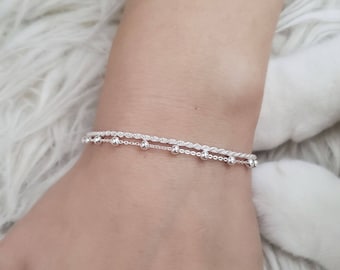 Rope Bracelet | .925 Sterling Silver (1.8 mm) (6", 7" + 7.5" lengths)