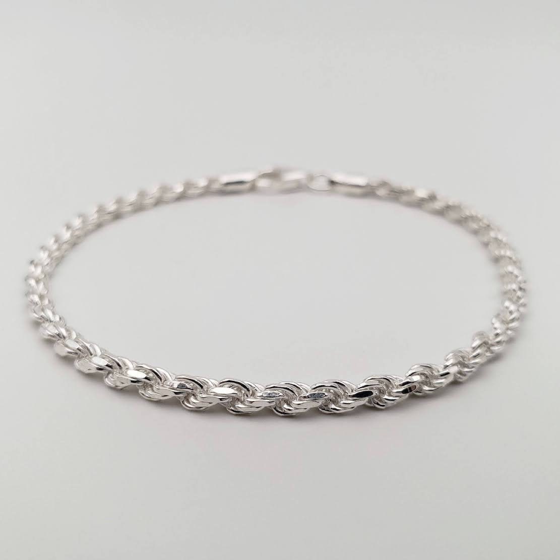 Rope Bracelet | .925 Sterling Silver (2.6 Mm) 6.5 Rope Bracelet | .925 Sterling Silver (2.6 Mm) 6.5