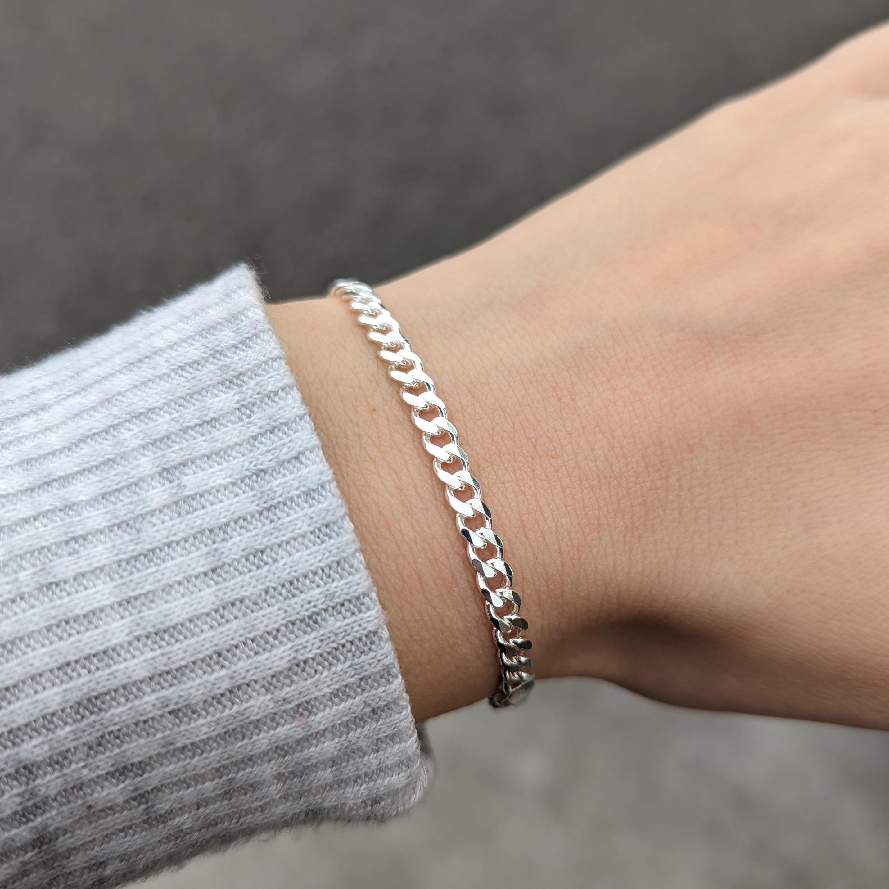 ブレスレット BLENDOFF BLDF Curb Chain Bracelet 6mm Silver 925 s-l400.jpg