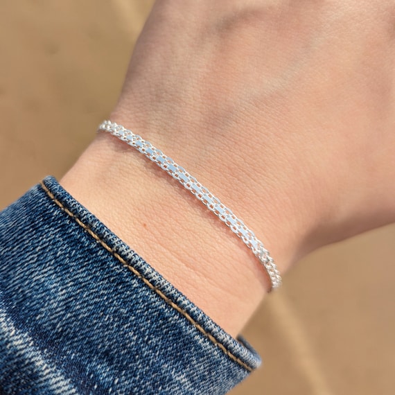 3mm Bismark Chain Bracelet | .925 Sterling Silver (6.5