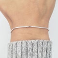 Square Snake Chain Bracelet | .925 Sterling Silver (5.75", 6.25", 6.5", 7", 7.5", 7.75", + 8.5" lengths)