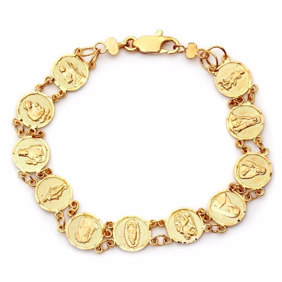 14 karat on sale gold plated bracelet