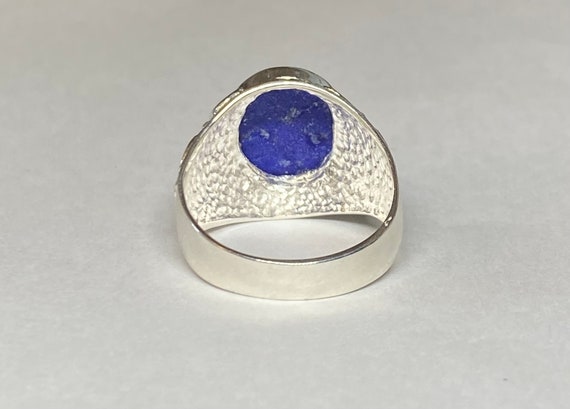 Vintage NOS 1960's Sterling Silver Genuine Lapis … - image 5