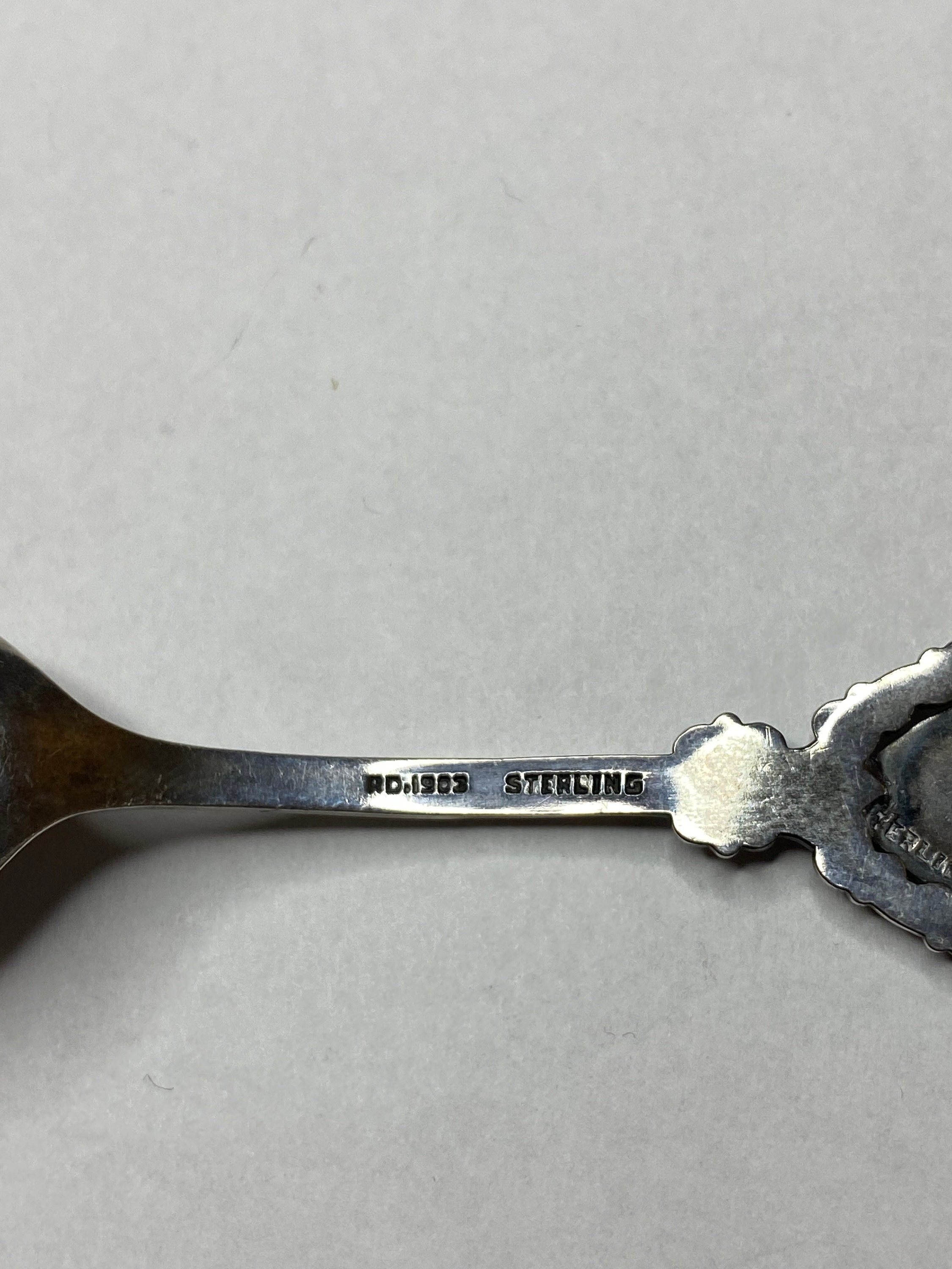 RD 1903 Sterling Silver Winnipeg Canada Souvenir Spoon with Etsy