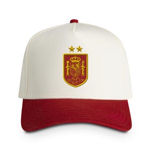 Spain Espana 2-Star Crest Embroidered A-Frame Top Quality Cap Gorra