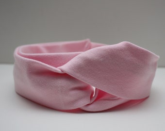 LINKED headband, bubblegum pink, adult headband, child headband, infant headband, pink headband