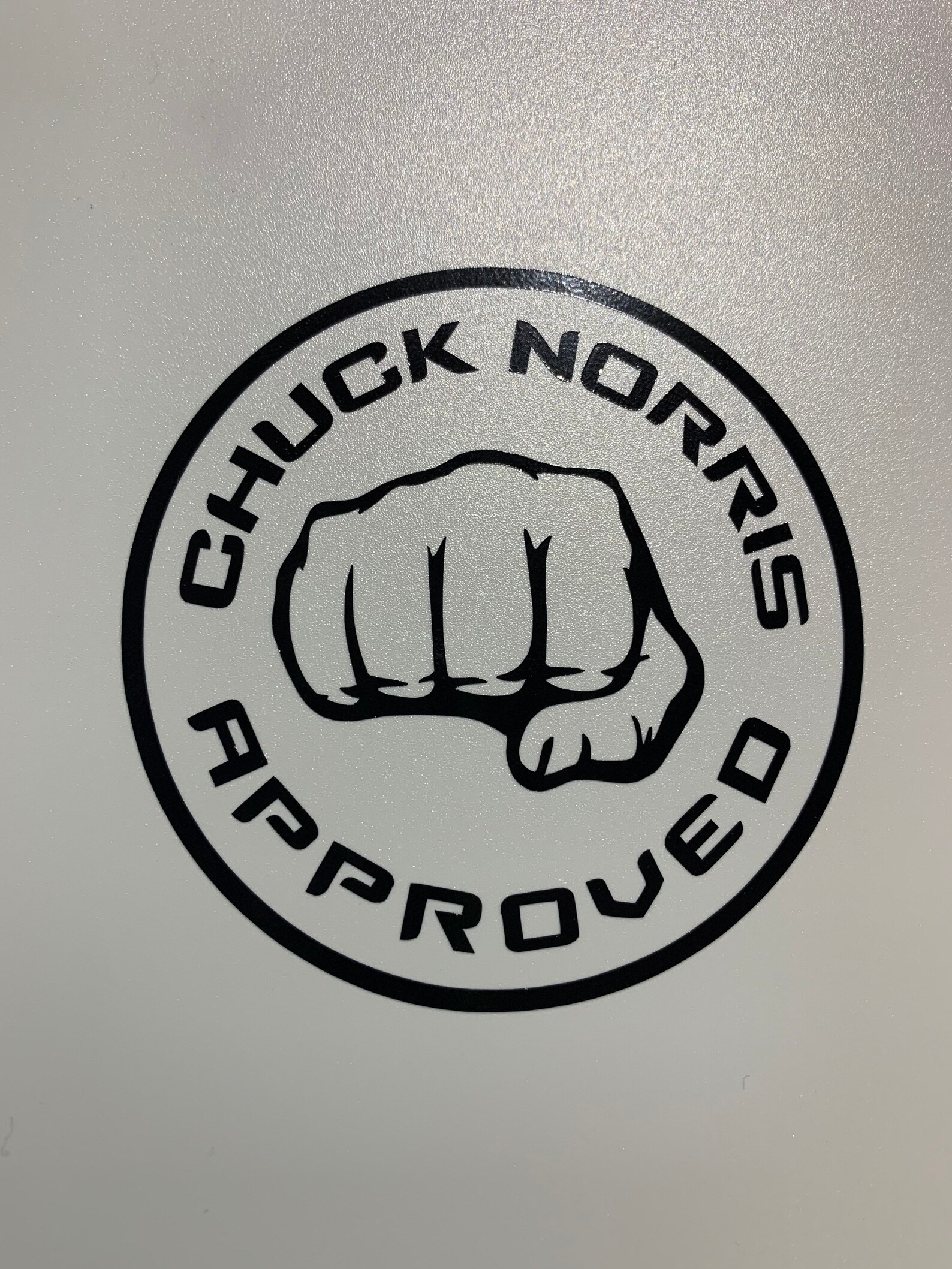 Chuck Norris Approved Decal COLORS | Etsy