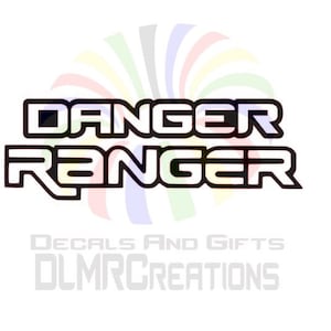 Danger Ranger Decal COLORS