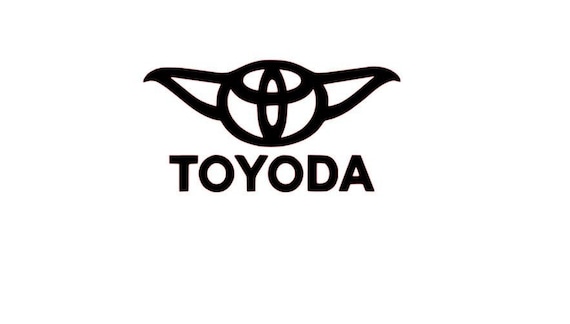 Toyoda on sale car decal