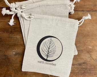 Jute Drawstring Gift Bag - Travel Pouch