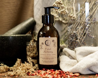 Herbal Hair Tonic: Scalp Soothing, Anti-Frizz, Natural Hair Wash