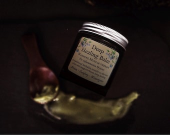 Deep Healing Balm: Arnica, Comfrey & Wintergreen - 60ml Vegan Herbal Balm